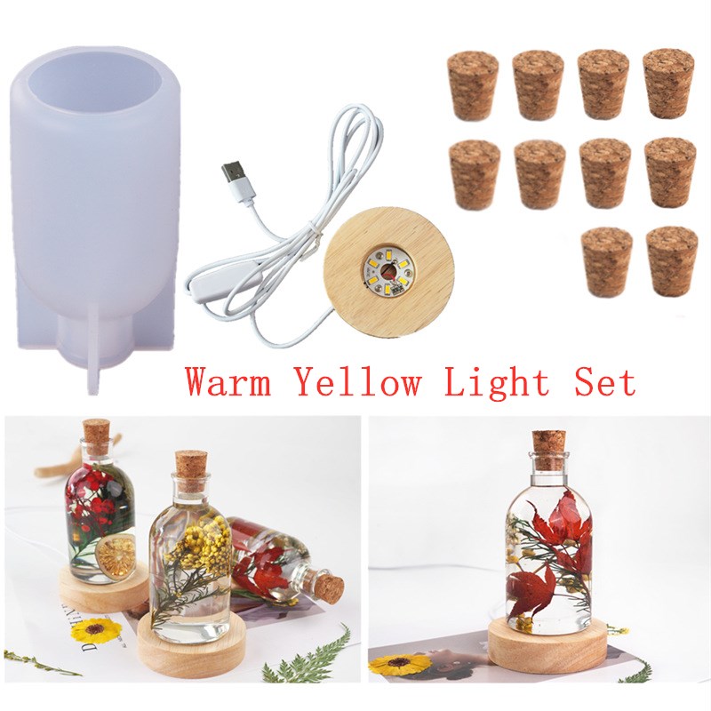 Silicone Epoxy Resin Molds Set - DIY Кристалл эпоксидная смола, форма светодиодный