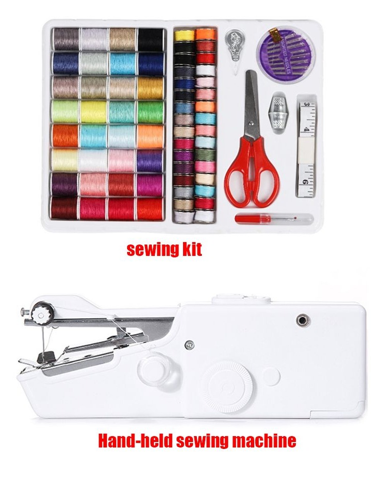 Mini Electric Sewing Machine Handheld - Умный дорожный набор для шитья: портативная