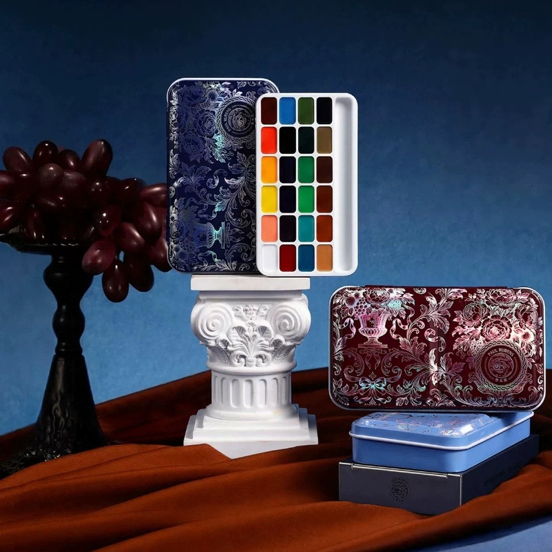 Набор акварельных красок Ruben – обзор и цена Watercolor Paint Set Solid Pigment