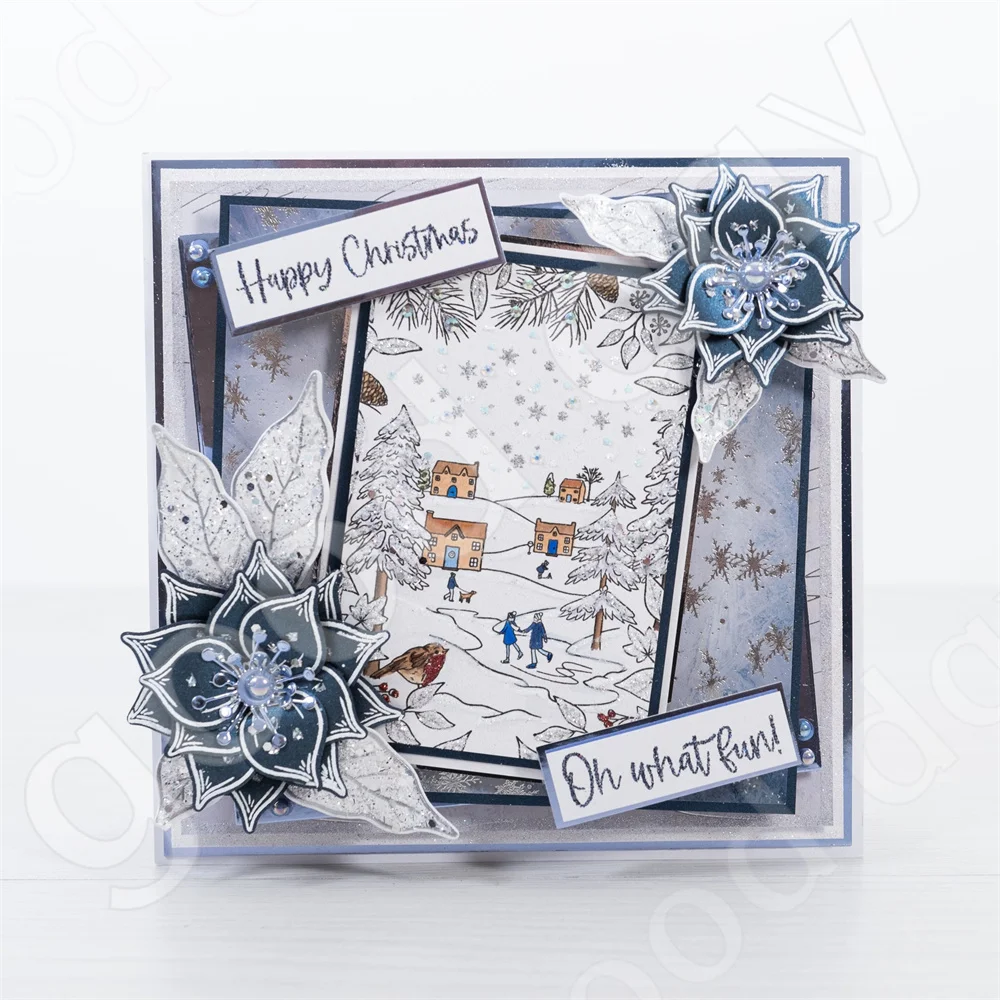 Новый рождественский венок с и – обзор и цена Clear Silicone Stamps For Card Making