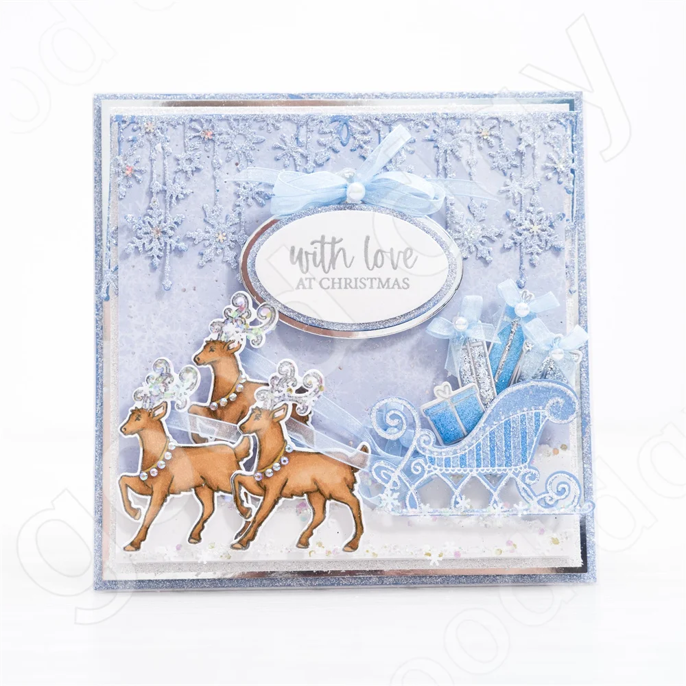 Новый рождественский венок с и – обзор и цена Clear Silicone Stamps For Card Making