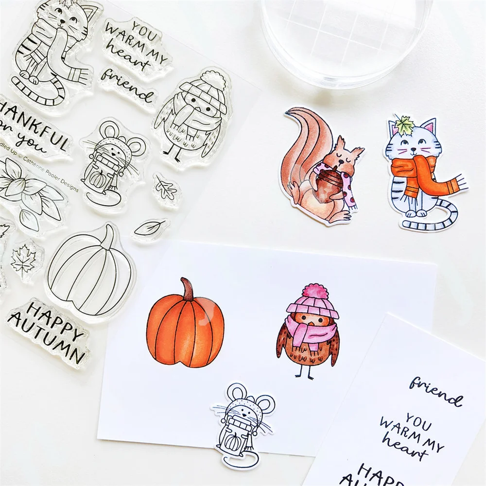 Фланелевой фоновый штамп, новы – обзор и цена Clear Silicone Stamps For Card Making