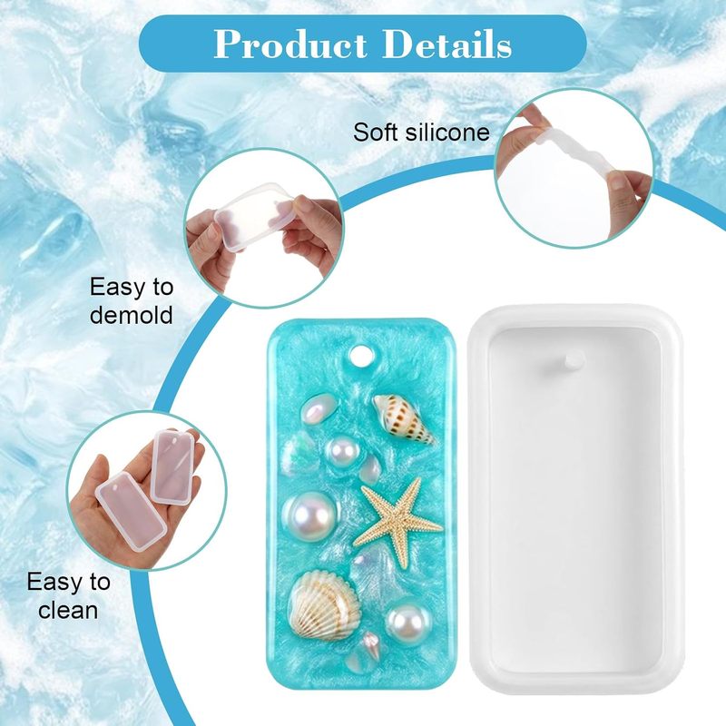 10 форм для литья бижутерии из – обзор и цена Silicone Epoxy Resin Molds Set