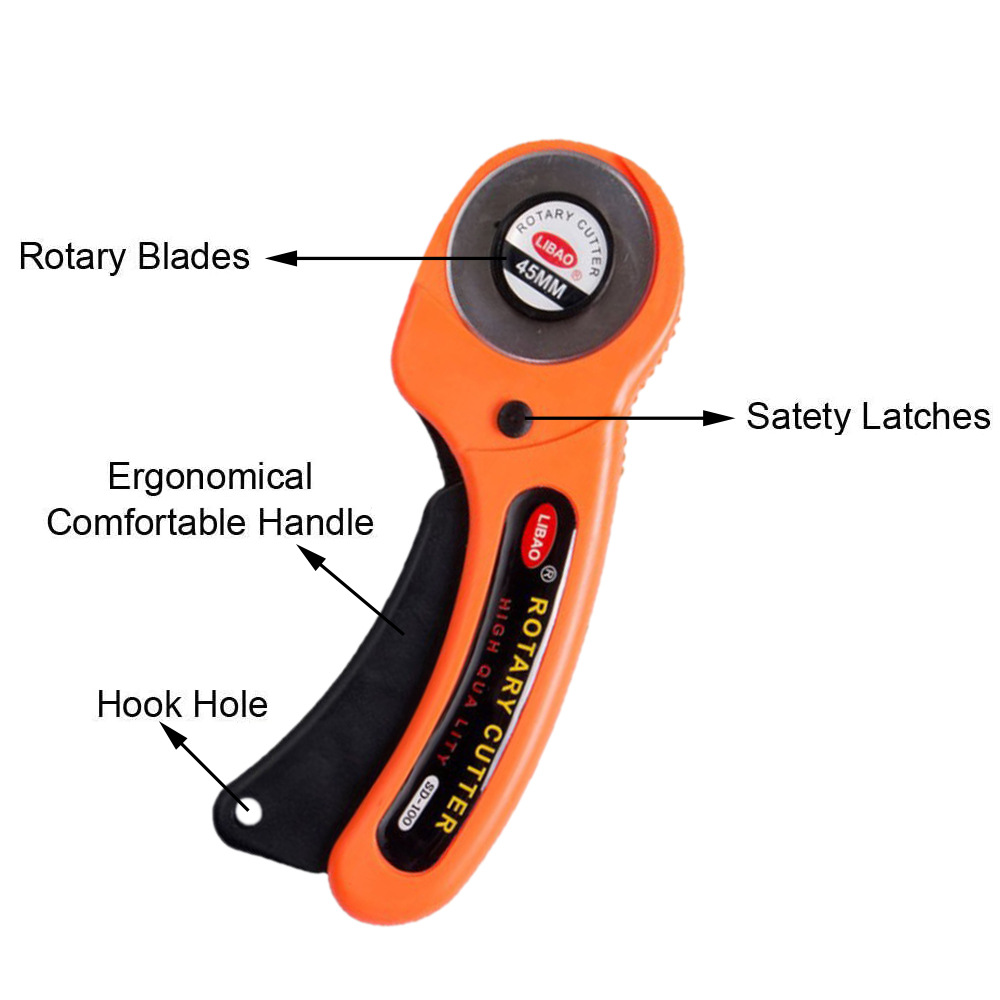45-мм ротационные лезвия для р – обзор и цена Rotary Cutter For Fabric 45Mm