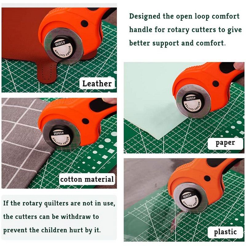 45-мм ротационные лезвия для р – обзор и цена Rotary Cutter For Fabric 45Mm
