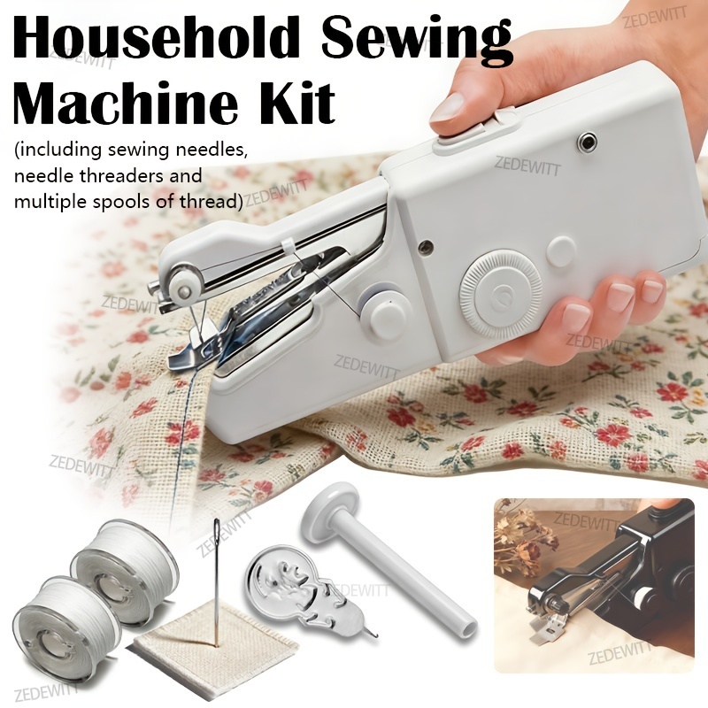 Портативная ручная электрическ – обзор и цена Mini Electric Sewing Machine Handheld