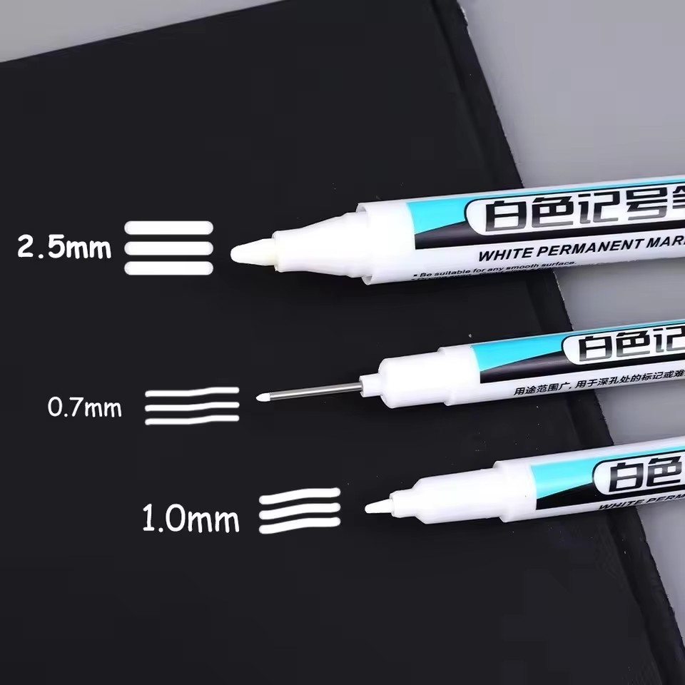 Белые перманентные маркеры 0,7 – обзор и цена Painting Supplies