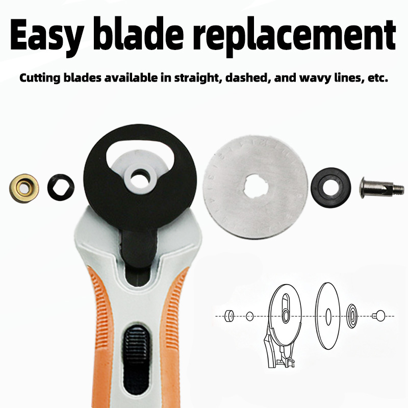 Ротационный нож 45 мм, роликов – обзор и цена Rotary Cutter For Fabric 45Mm