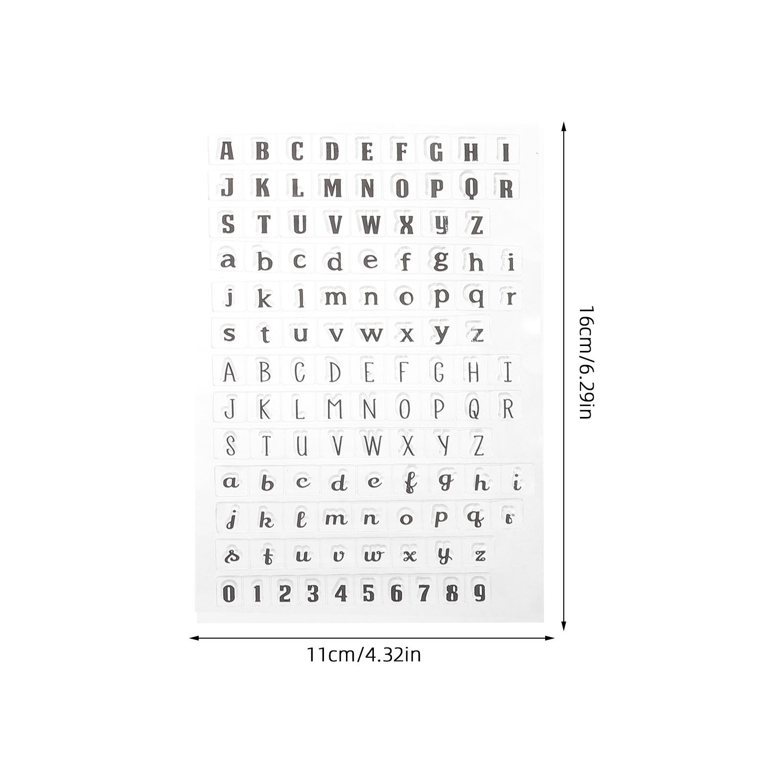 4 прозрачных штампа для дневни – обзор и цена Clear Silicone Stamps For Card Making